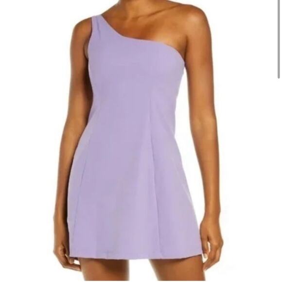 Outdoor Voices One Shoulder Exercise Dress in Lavender - Size S - Picture 2 of 9
